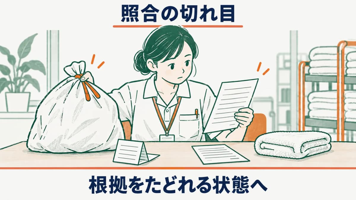 リネン管理をExcelで続ける限界とは?供給側の見直しチェック表【2026年版】