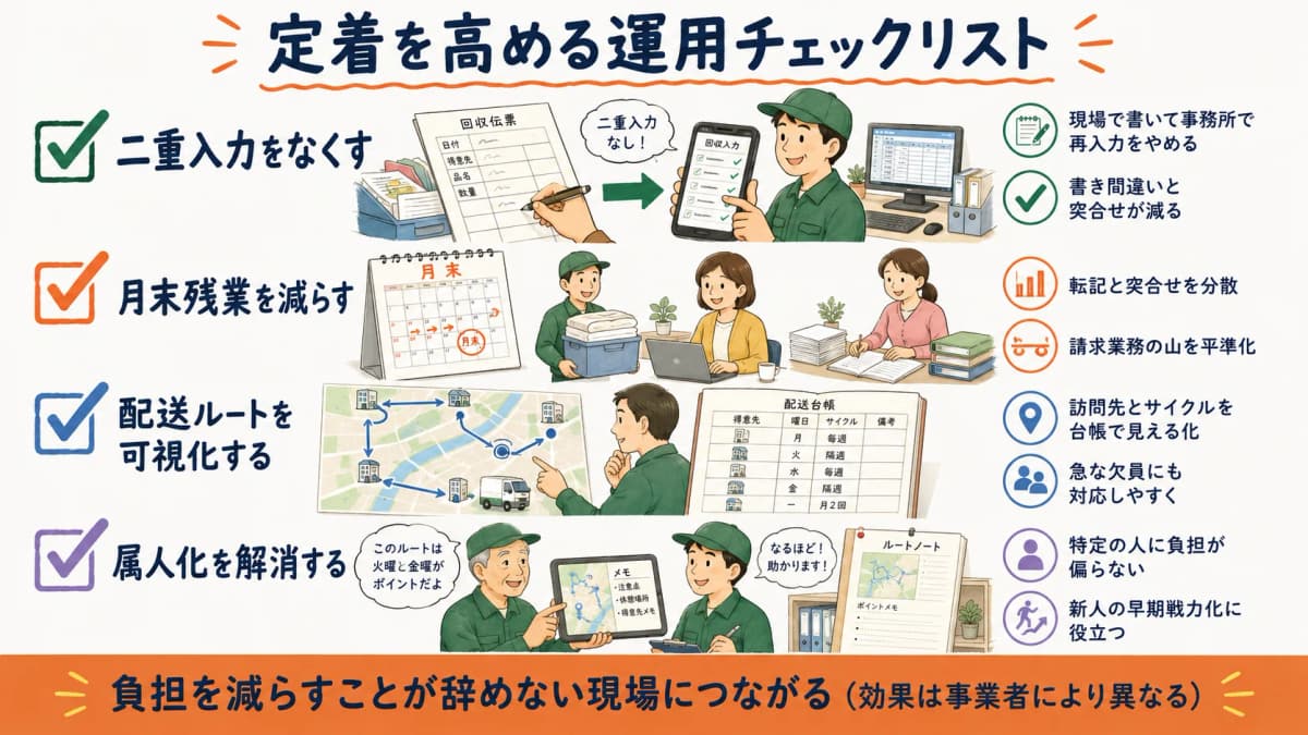 採用後の定着を高める運用チェックリスト