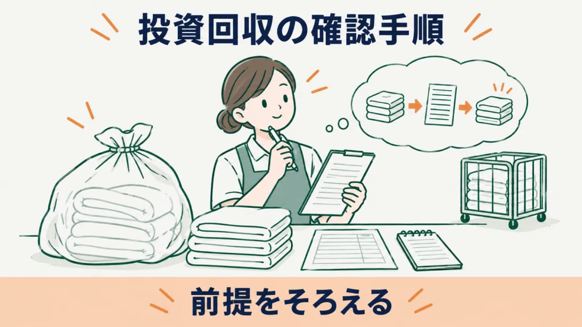 リネンサプライのシステム投資回収を考える確認手順【2026年版】
